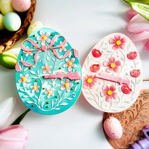In Bloom Egg Etched Dies by Simon Hurley