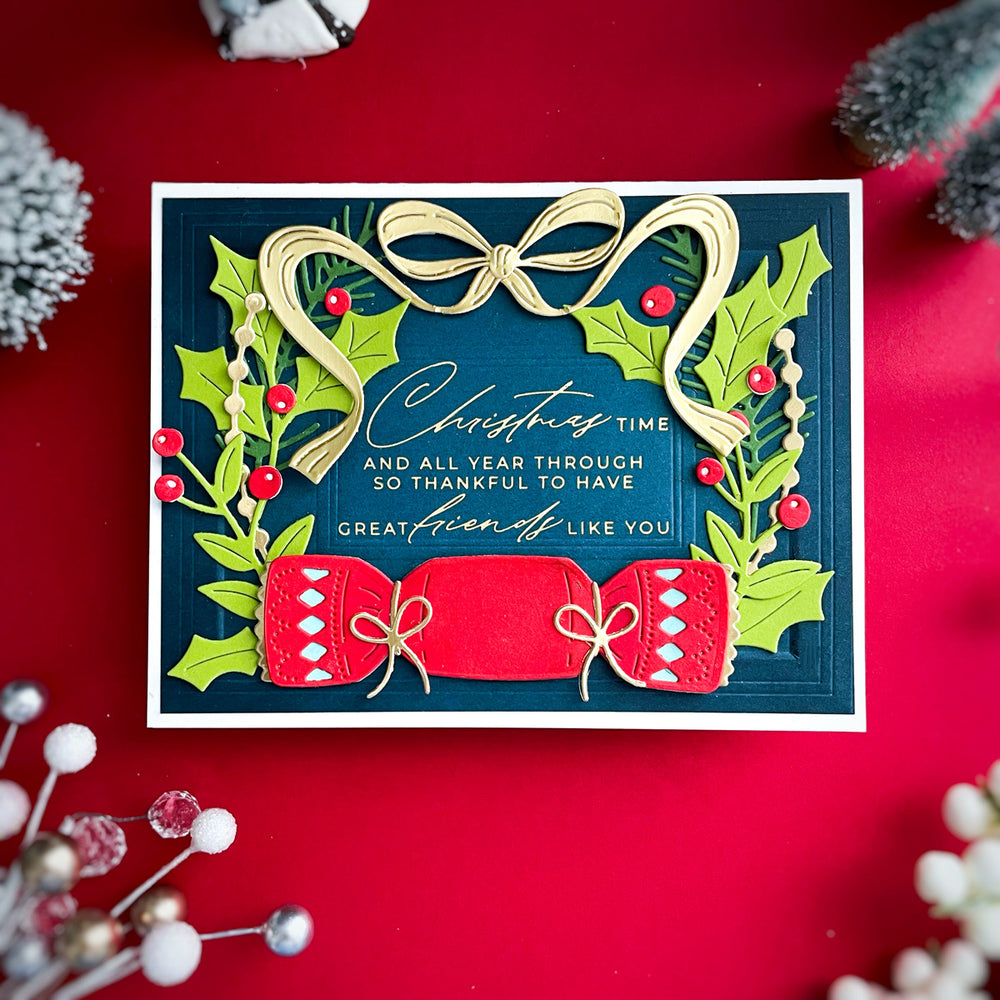 Christmas Cracker Etched Dies by Yana Smakula