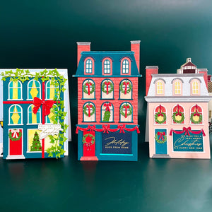 Wrapped Up City Holiday Etched Dies by Yana Smakula