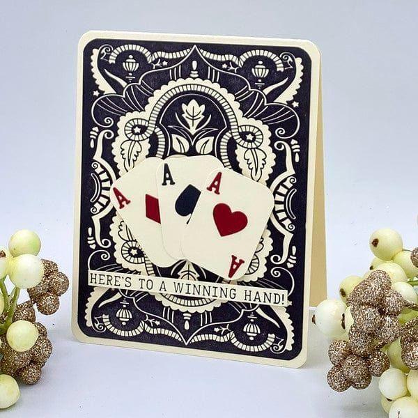 Shuffling Sentiments Press Plate & Die Set by Jaycee Gaspar