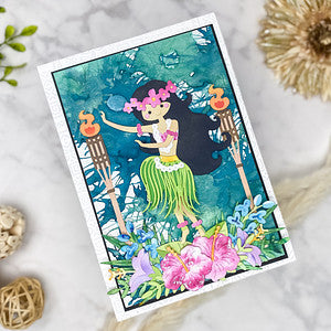 Island Style - 3D Embossing Folder of the Month