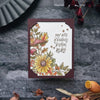 Autumn Floral Corner Press Plate & Die Set from the BetterPress Autumn Collection