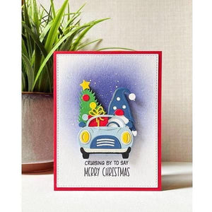 Gnome Drive Holiday Etched Dies