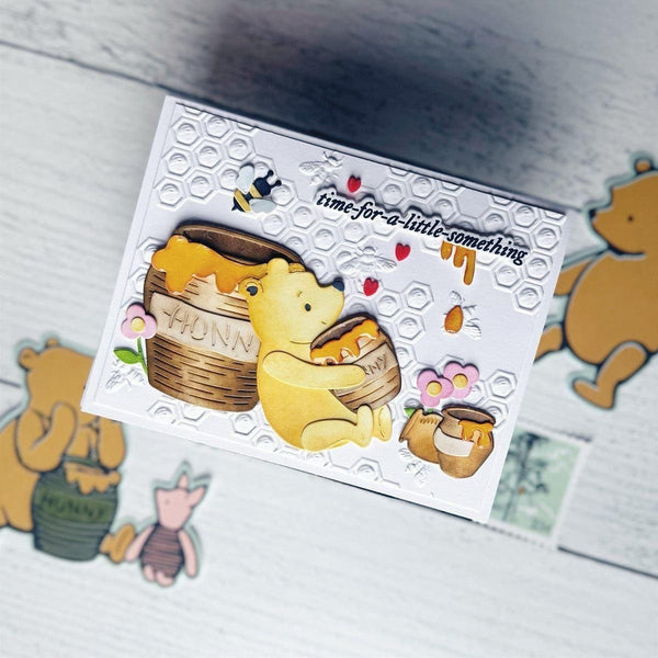 Silly Old Bear Sentiments Press Plate & Die Set in Collaboration with Simple Stories
