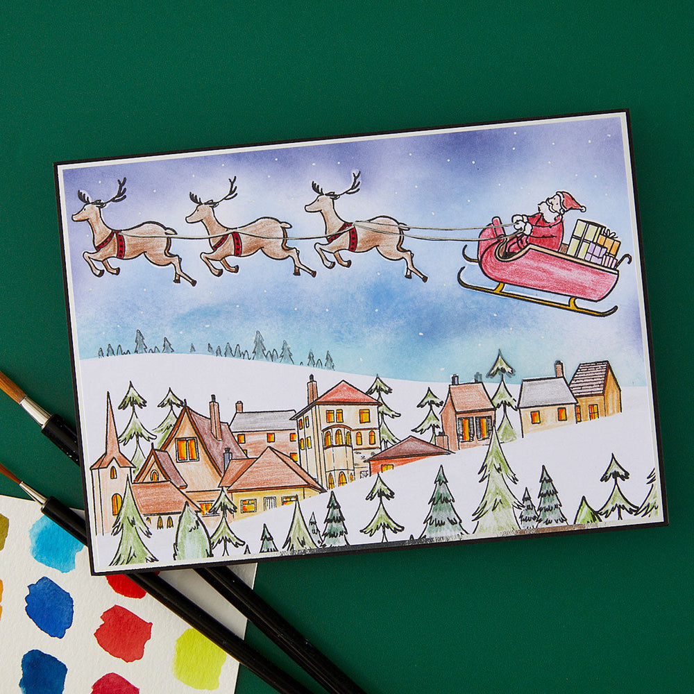 Custom Christmas Clear Stamp Set by Josh Griffiths Studio