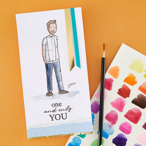 Beyond Stamping Custom Portrait #2 Clear Stamp Set by Josh Griffiths Studio