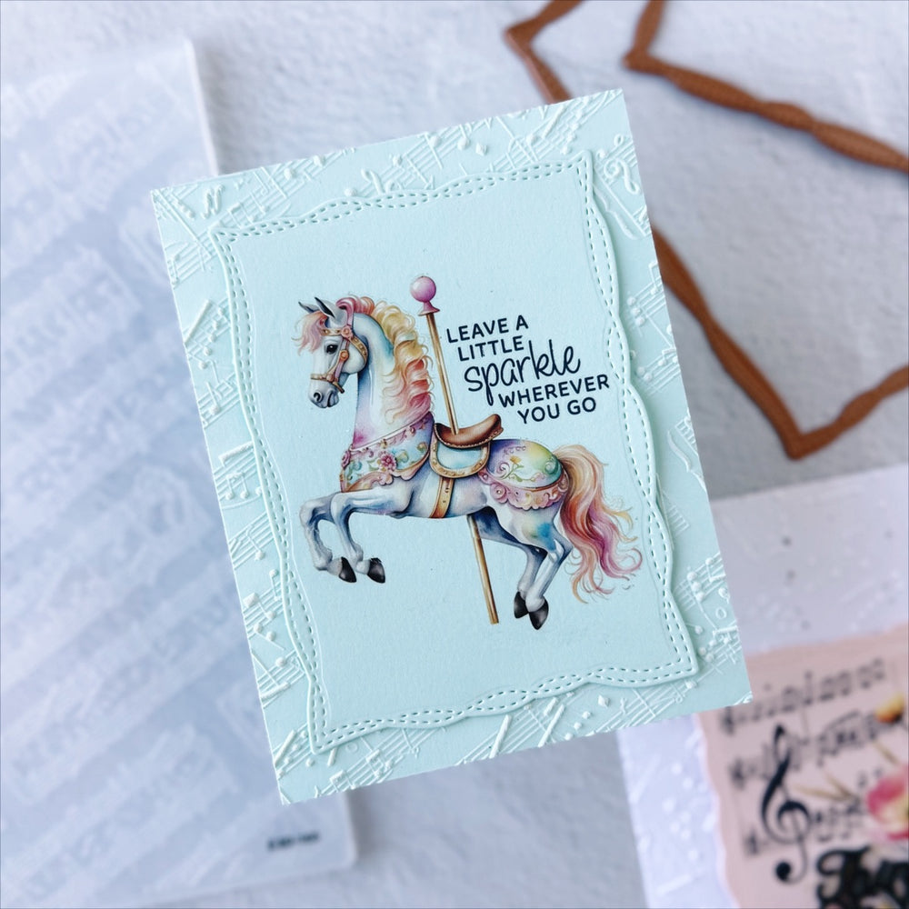 Playful Stitched Panels Etched Dies
