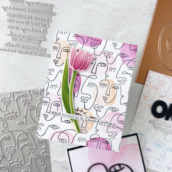Spellbinder's Exclusive - Yana's Tulip Etched Dies by Yana Smakula