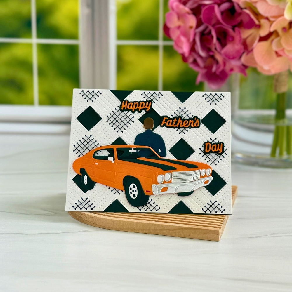 Muscle Car Etched Dies by Mindy Eggen
