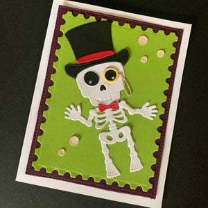 Exclusive Sir Skeleton Etched Dies by Simon Hurley