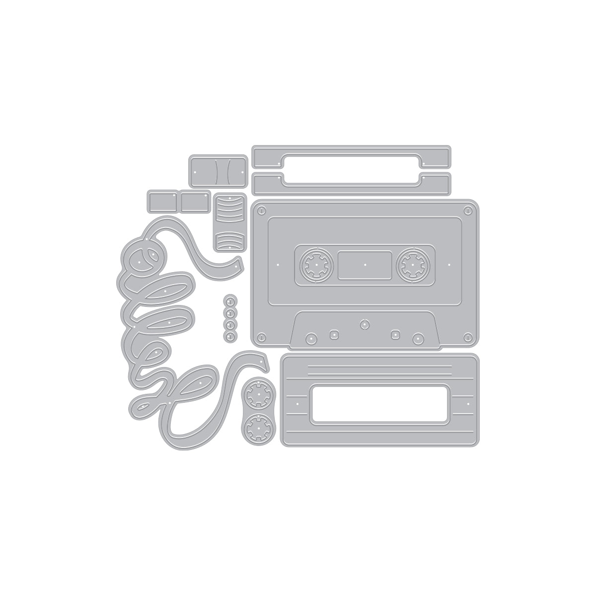 Mix Tape Die Set of the Month - July 2025 – Hero Arts