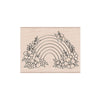 Floral Rainbow Woodblock Stamp from the Floral Rainbow Collection