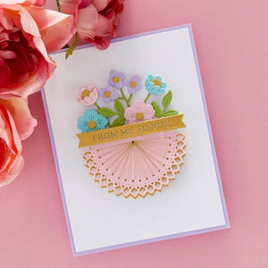 Stitched Kaleidoscope Arch Etched Dies