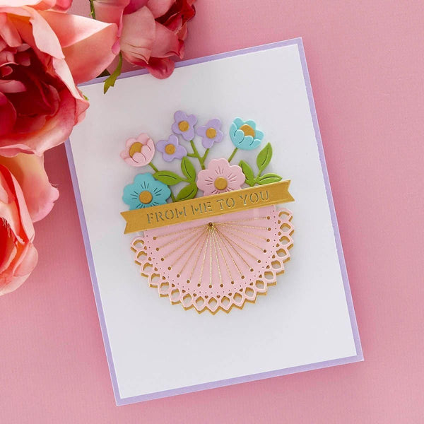 Stitched Kaleidoscope Arch Etched Dies