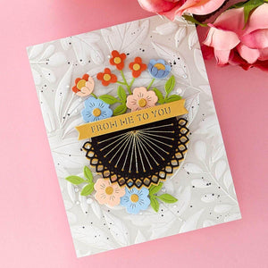 Stitched Kaleidoscope Arch Etched Dies
