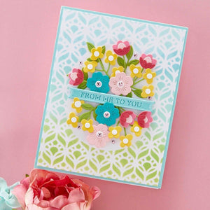 Stitched Kaleidoscope Arch Etched Dies
