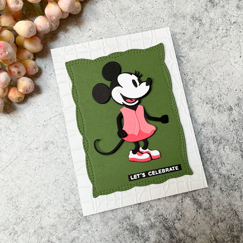 Classic Mouse Graduation Etched Dies