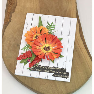 The Cottage Garden Sentiments Press + Foil Plate & Die Set by Susan Tierney-Cockburn