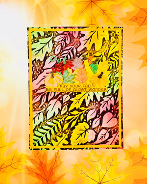 Autumn Whim - (Dies Only) Coordinates with the Clear Stamp of the Month