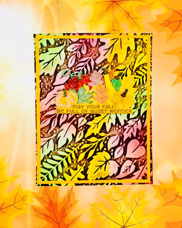 Autumn Whim - (Dies Only) Coordinates with the Clear Stamp of the Month