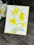 Tulips and Daffodils Press + Foil Plate by Yana Smakula