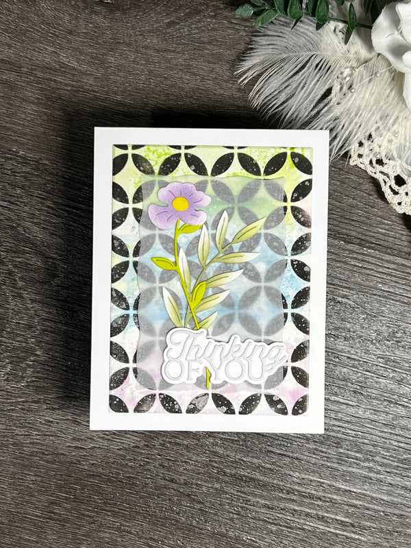 Layered Thinking of You Etched Dies