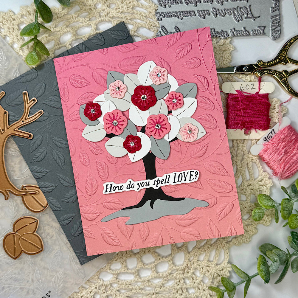 Sweet Sentiments Press + Foil Plate & Die Set with Simple Stories