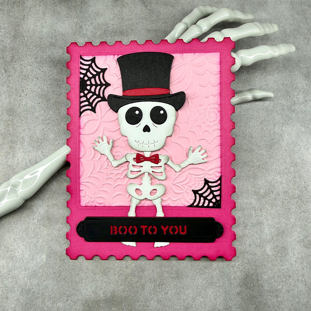 Exclusive Sir Skeleton Etched Dies by Simon Hurley