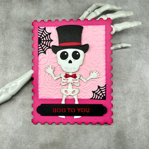 Exclusive Sir Skeleton Etched Dies by Simon Hurley