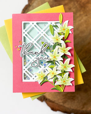 Decorative Lattice Etched Dies by Lisa Horton