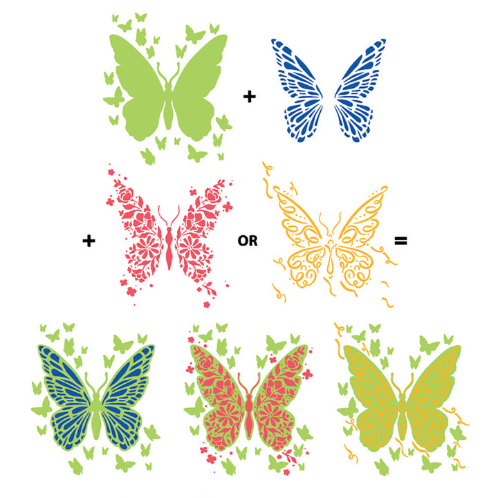 Butterflies - December 2024 Layering Stencils of the Month