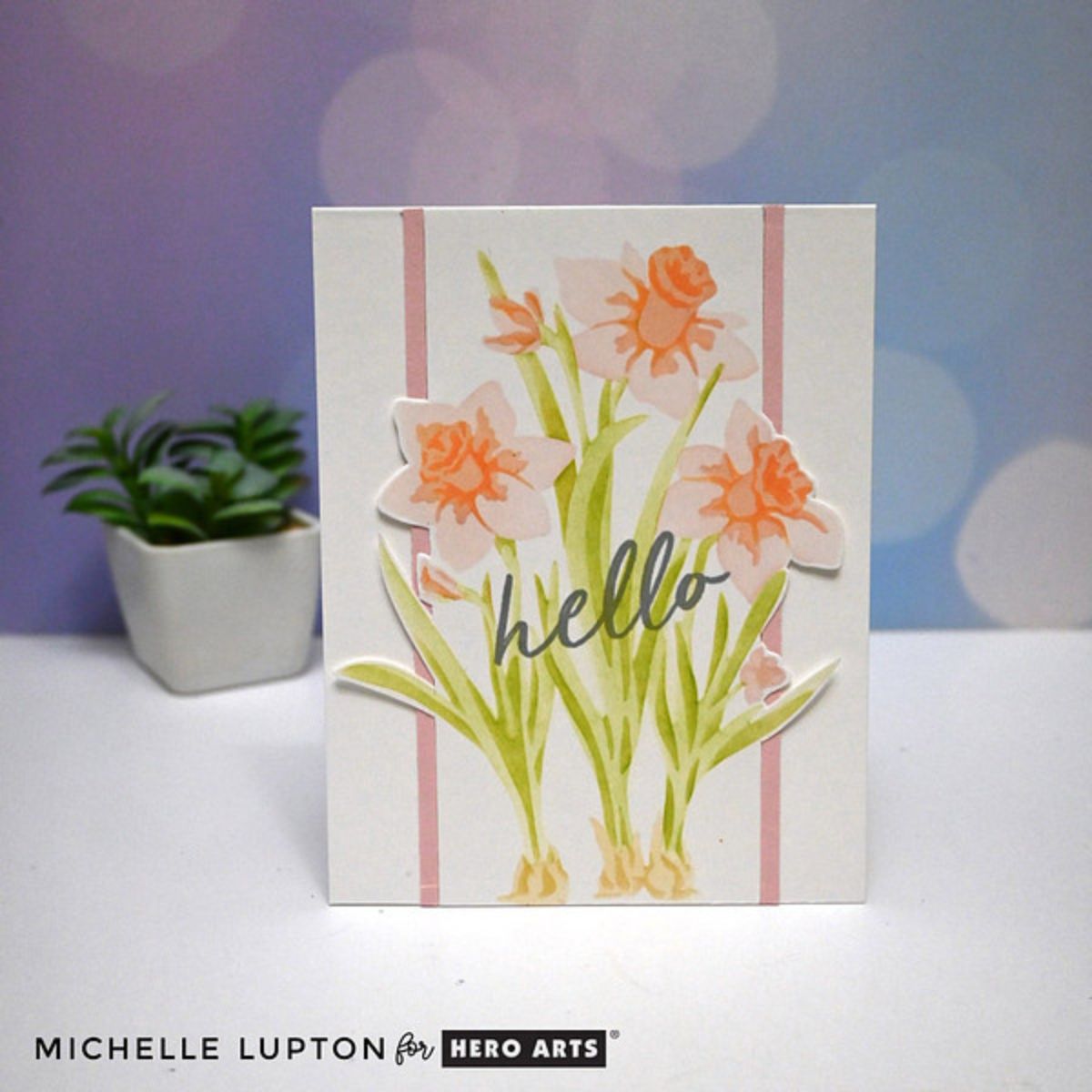 Daffodils Layering Stencils of the Month - February 2025 – Hero Arts