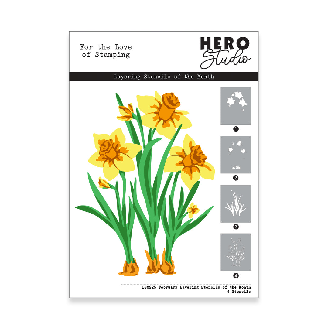 Hero Studio Layering Stencils of the Month Subscription