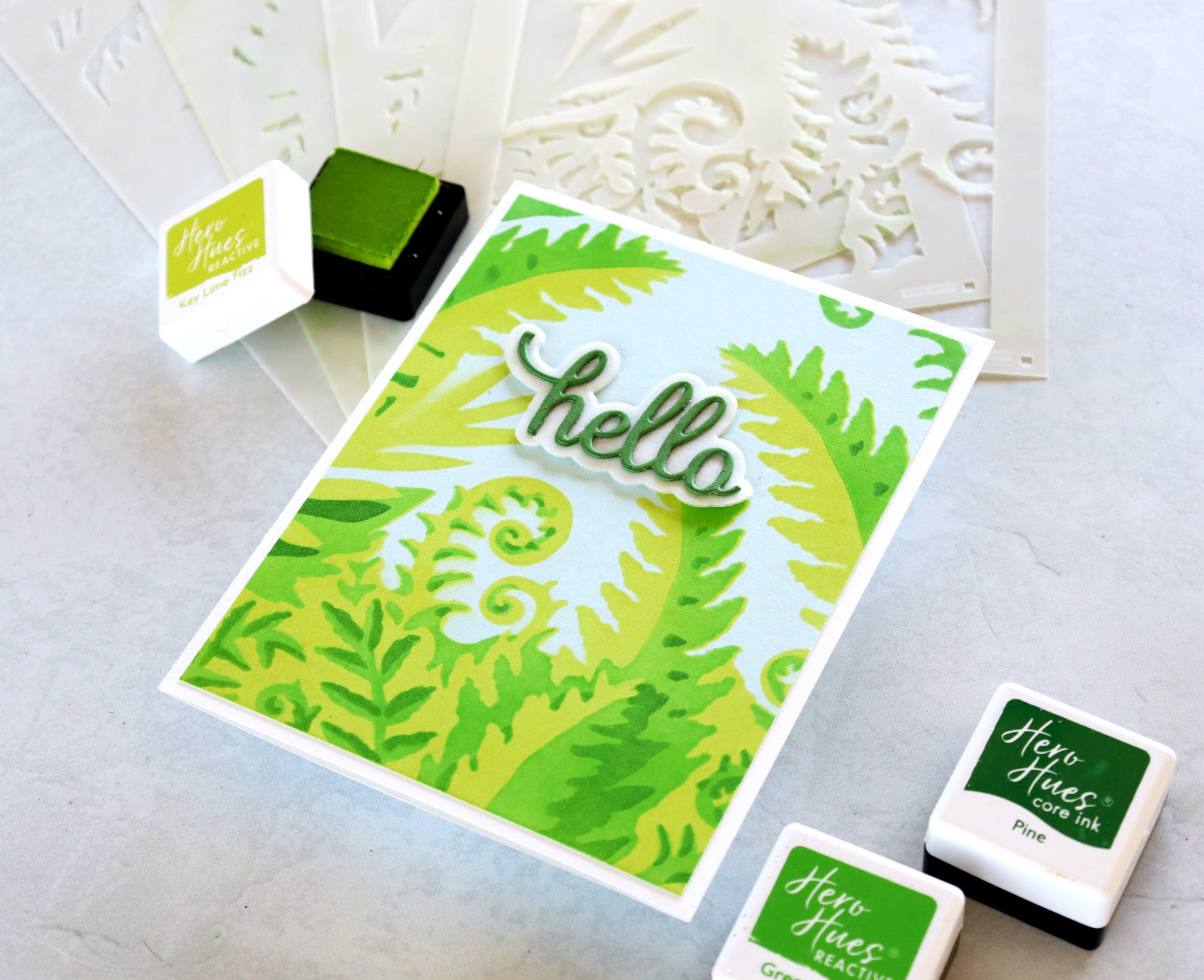 Jungle Background Layering Stencils of the Month - April 2025