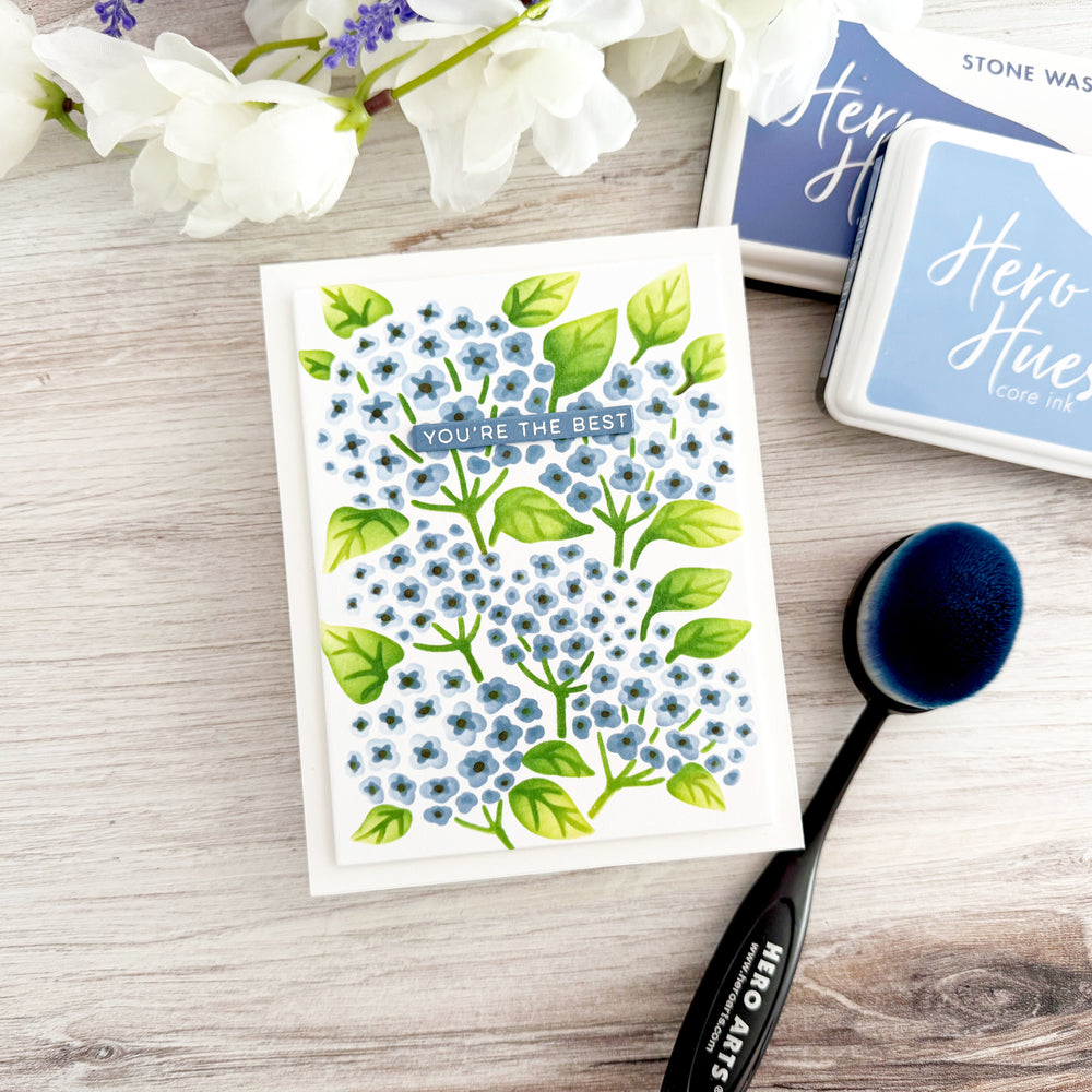 Hydrangea Layering Stencils of the Month - June 2025
