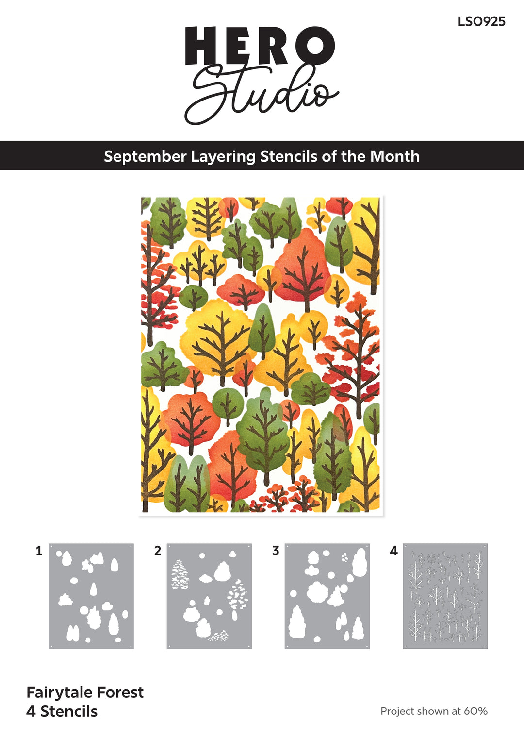 Fairytale Forest Layering Stencils of the Month - September 2025