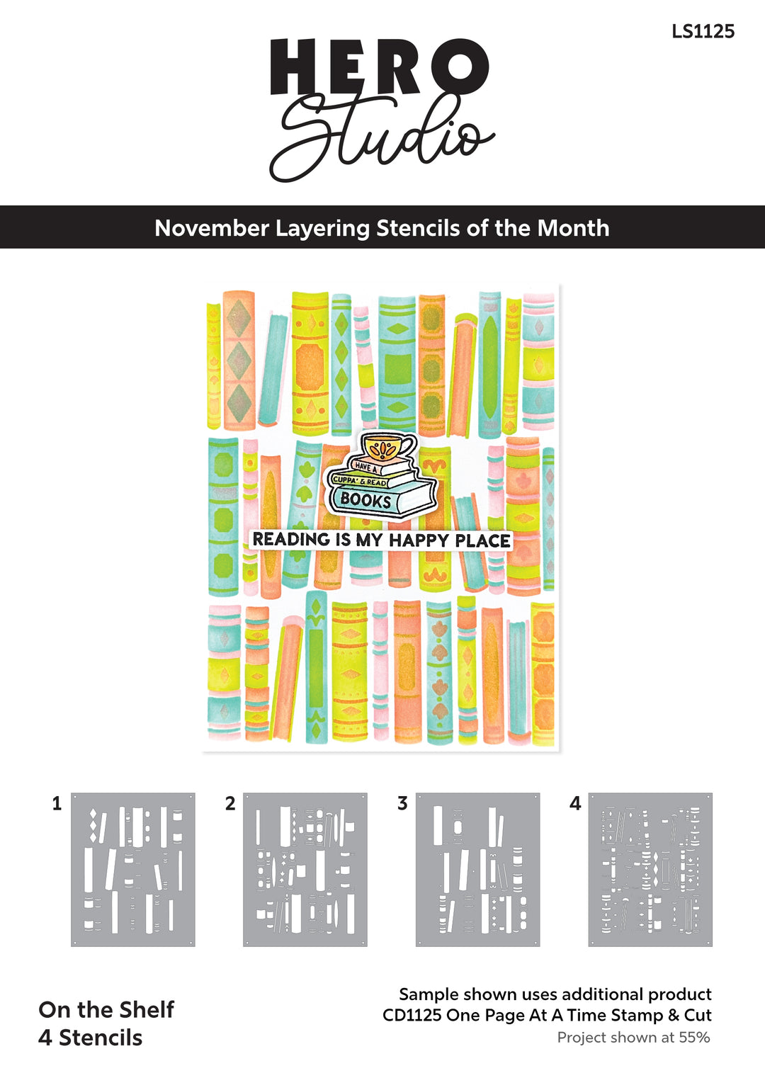 On the Shelf Layering Stencils of the Month - November 2025