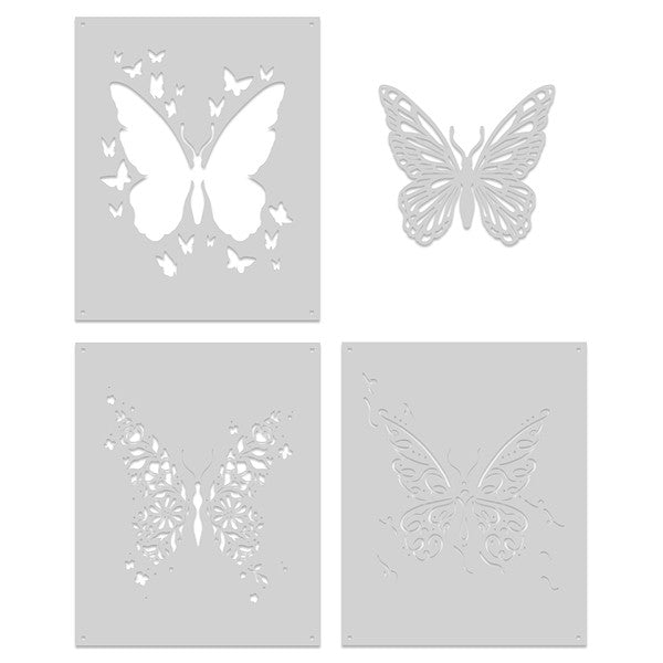 Butterflies - December 2024 Layering Stencils of the Month