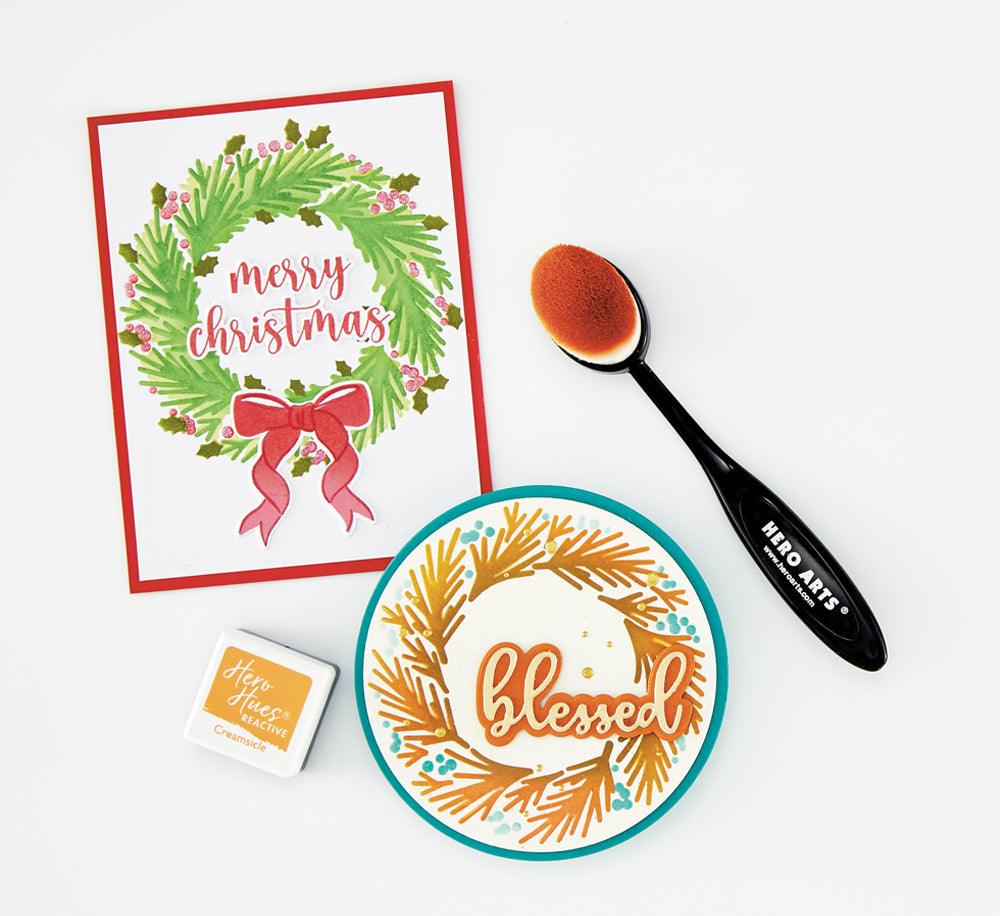 Color Layering Wreath Stencils