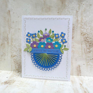 Stitched Kaleidoscope Arch Etched Dies