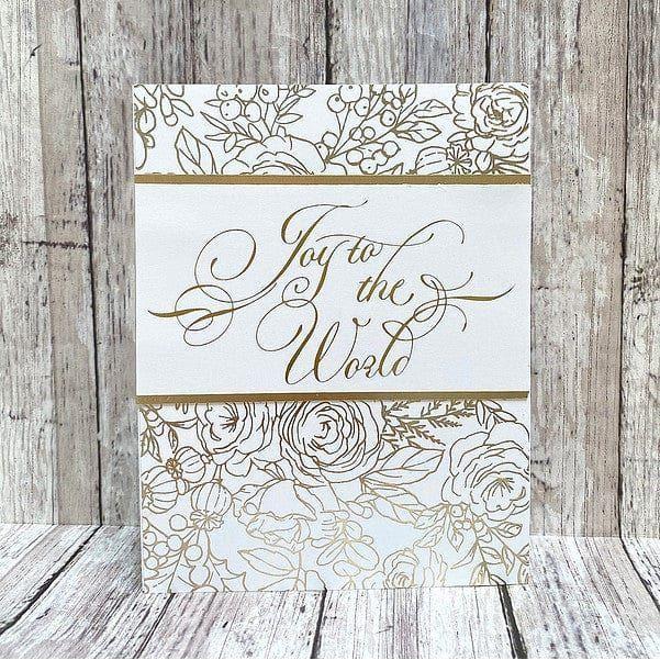 Winter Rose Background Press Plate from the Handmade Holidays Collection