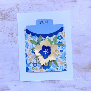 Tabbed In & Out Sentiments Clear Stamp & Die Set by Wendy Vecchi