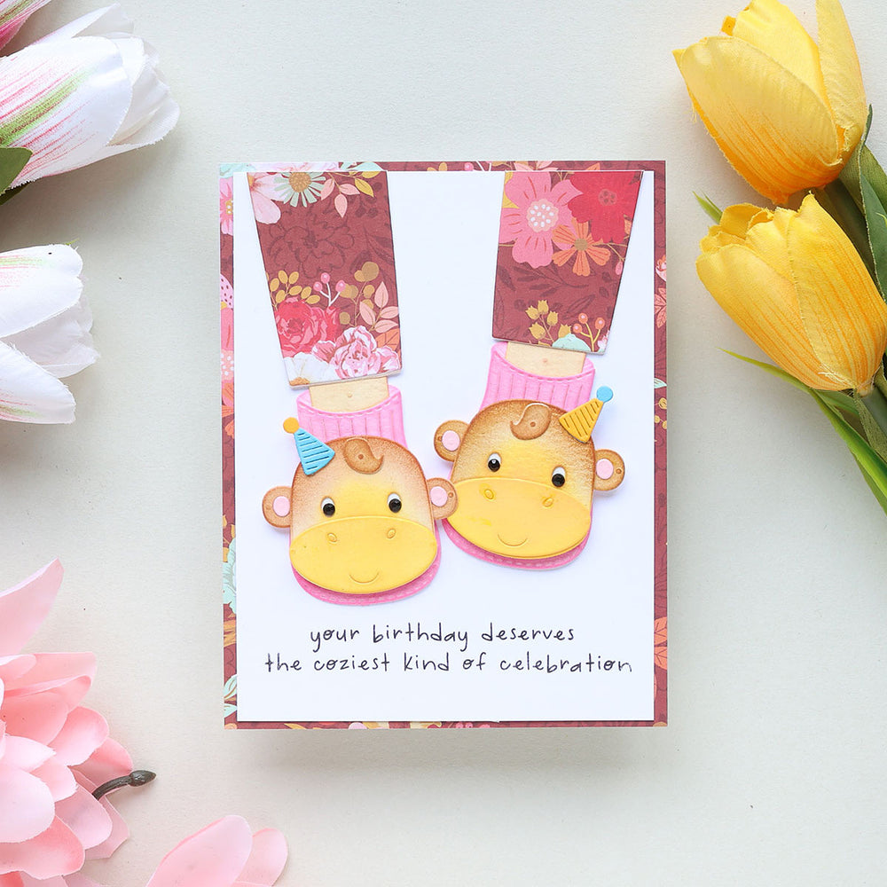 Exclusive - Cozy Toes Friends Stamp & Die Bundle