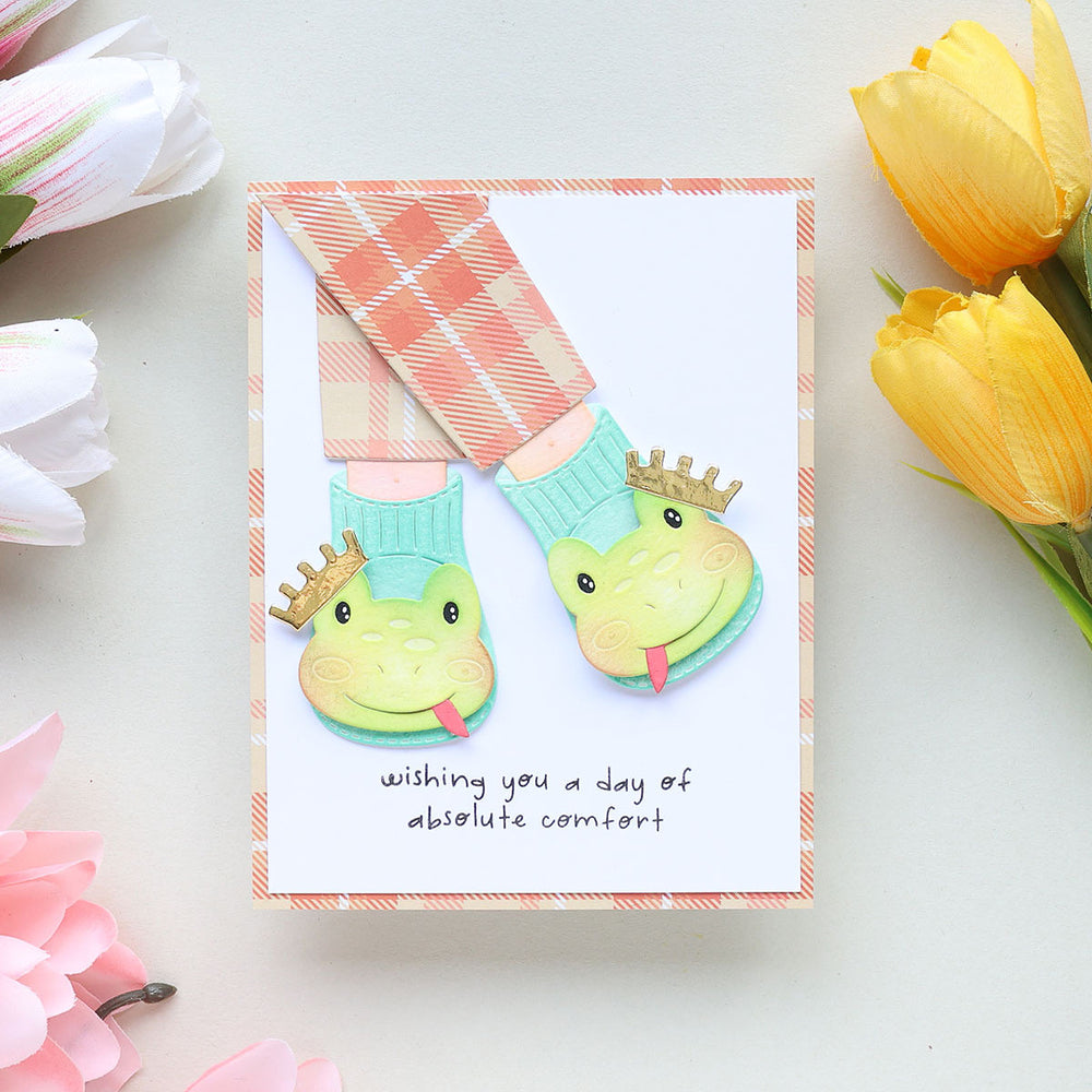 Exclusive - Cozy Toes Friends Stamp & Die Bundle