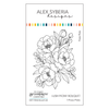 Alex Syberia Designs - Lush Peony Bouquet Press Plate
