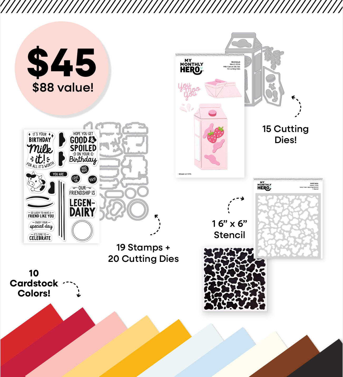 Hero Arts My Monthly Hero Kit