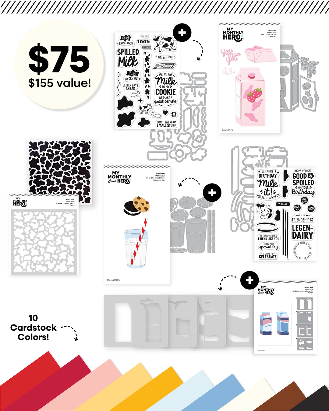 Hero Arts My Monthly Super Hero Kit