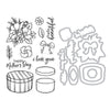 Hatbox Blooms - March 2025 Clear Stamp Set + Dies of the Month
