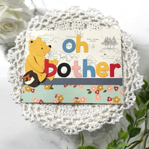 Pooh's Alphabet, Numbers & More Etched Dies in Collaboration with Simple Stories