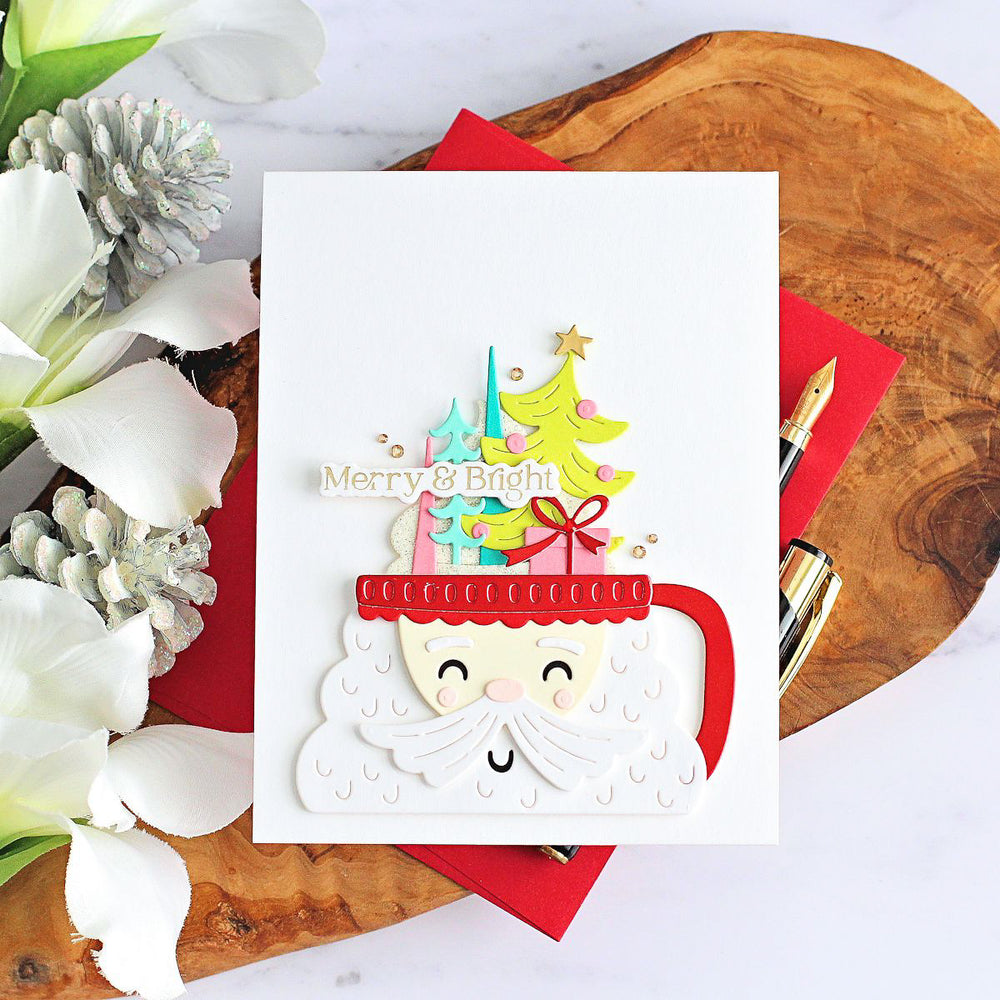 Merry Messages Press + Foil Plate & Die Set